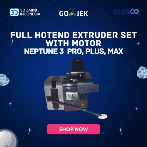 Original ELEGOO Neptune 3 Pro Plus Max Hotend Extruder Set with Motor - Neptune 3 Plus